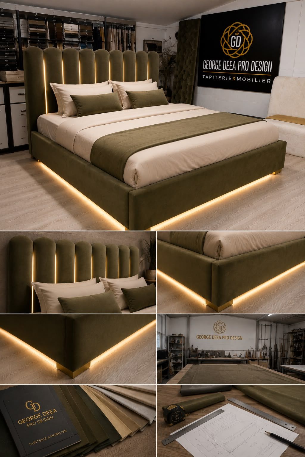 Pat Oliva LED – Pat oliv cu LED, detalii