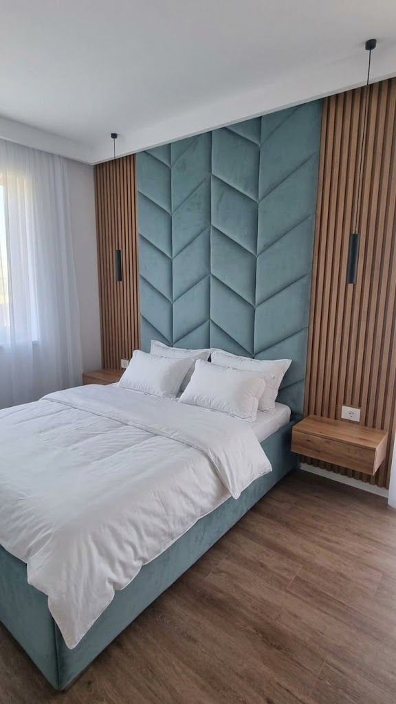 Pat Valea – Panouri chevron turcoaz